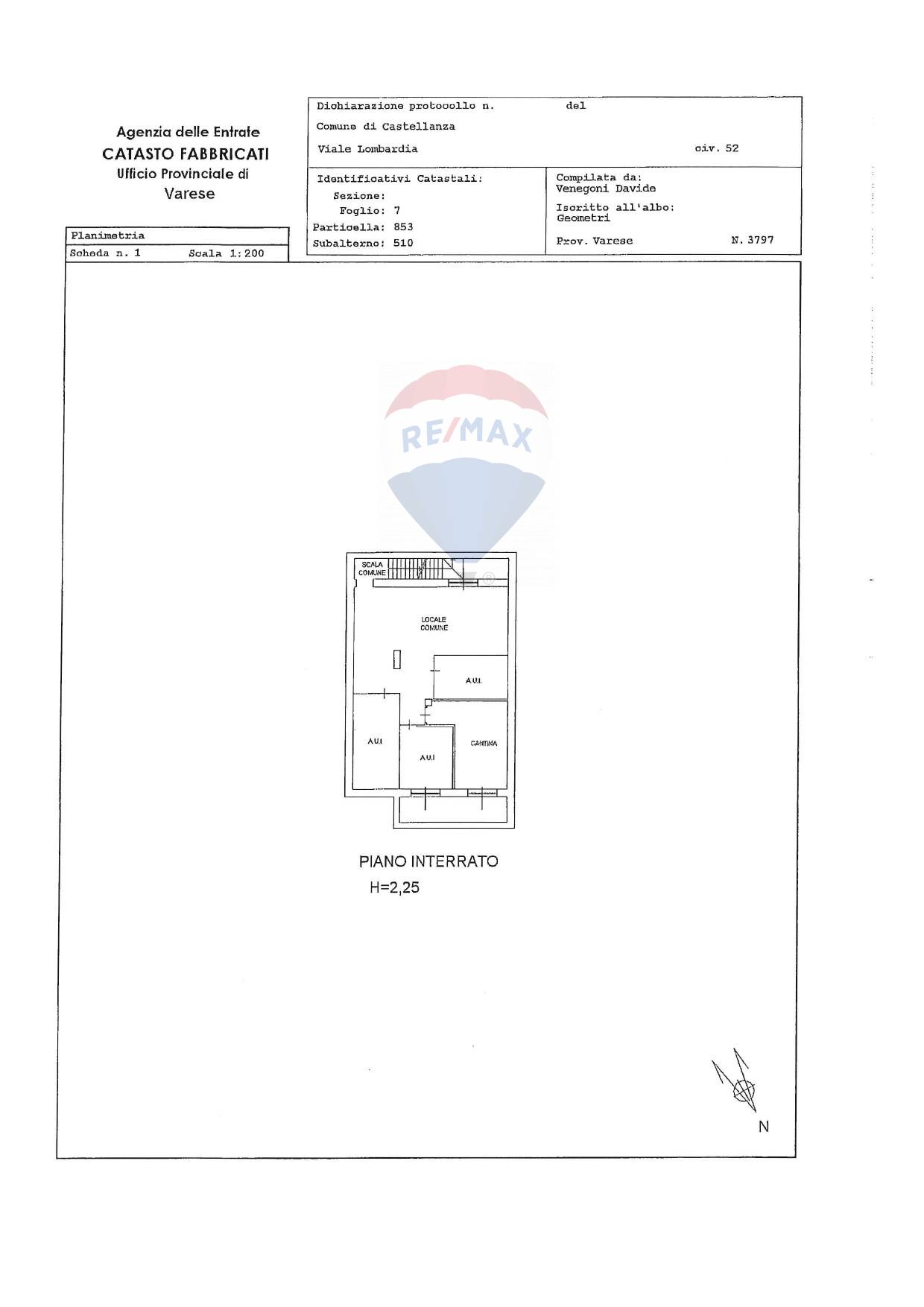 Appartamento in affitto a Castellanza