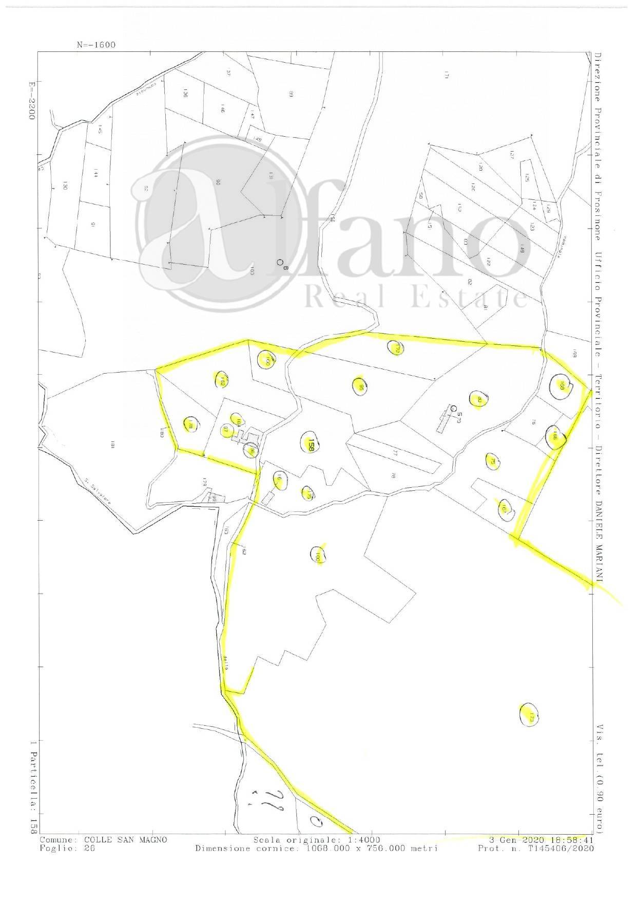 Terreno in vendita a Colle San Magno, Forma