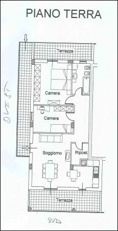 Vendesi appartamento con terrazzo a Castorano