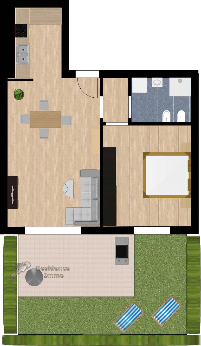 Appartamento - Pianoterra in vendita a Bolzano - Bozen, Centro