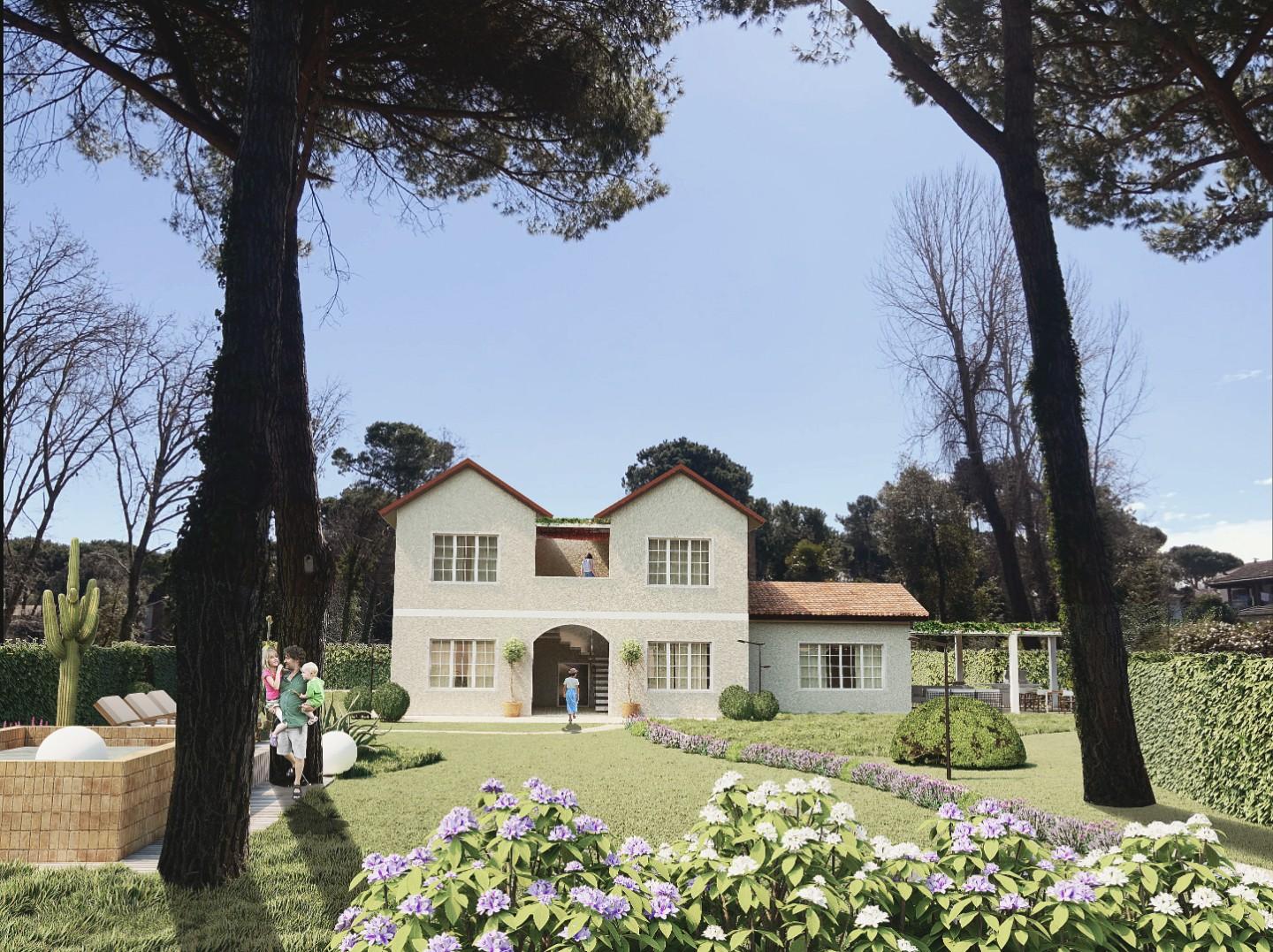 Villa con giardino, Massa poveromo