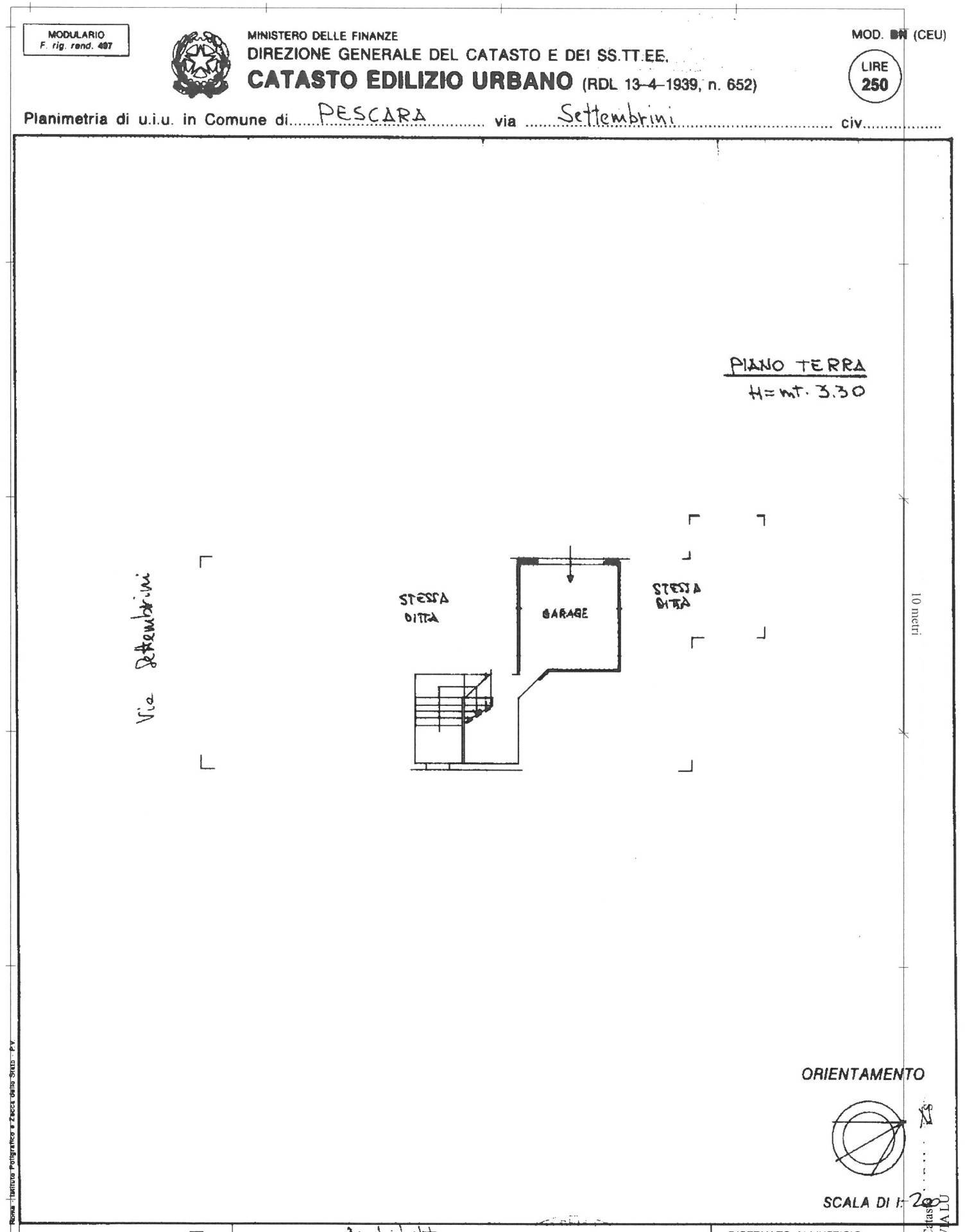 Garage in vendita a Pescara, Zona Nord