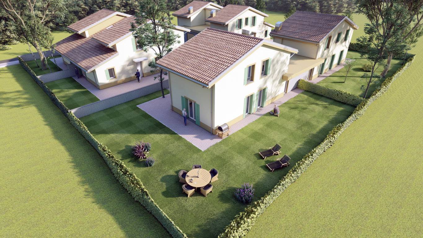 Villa con terrazzo, Ferrara zona est