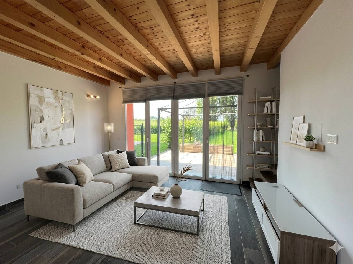 villa bifamiliare in vendita a Ferrara, Francolino