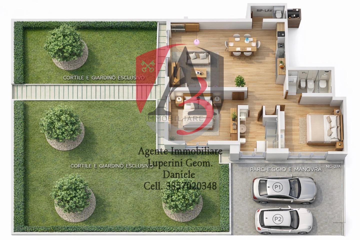 Quadrilocale con giardino, Pisa porta a piagge