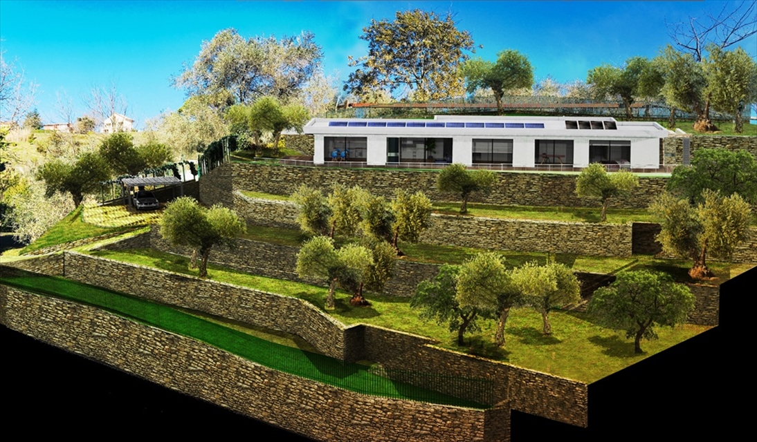 Casa indipendente con giardino, Leivi residenziale