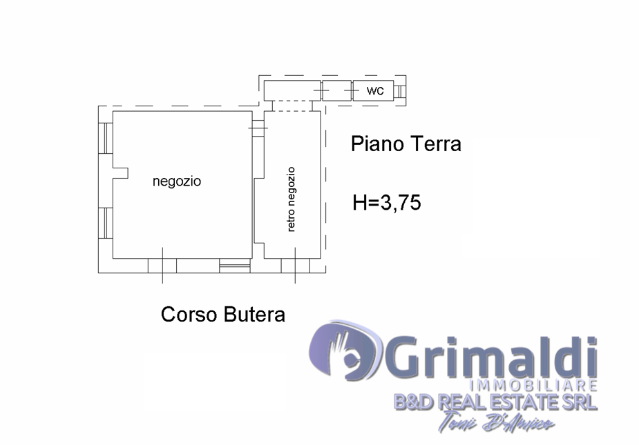 Negozio in affitto a Bagheria