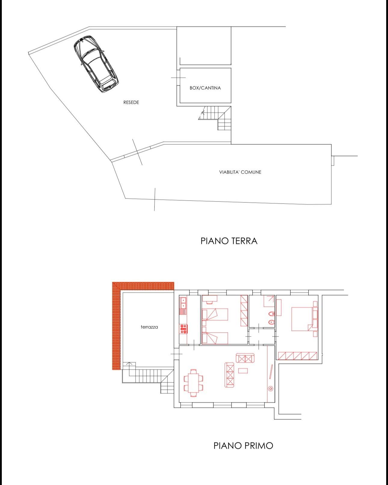 Quadrilocale con giardino a Pontedera
