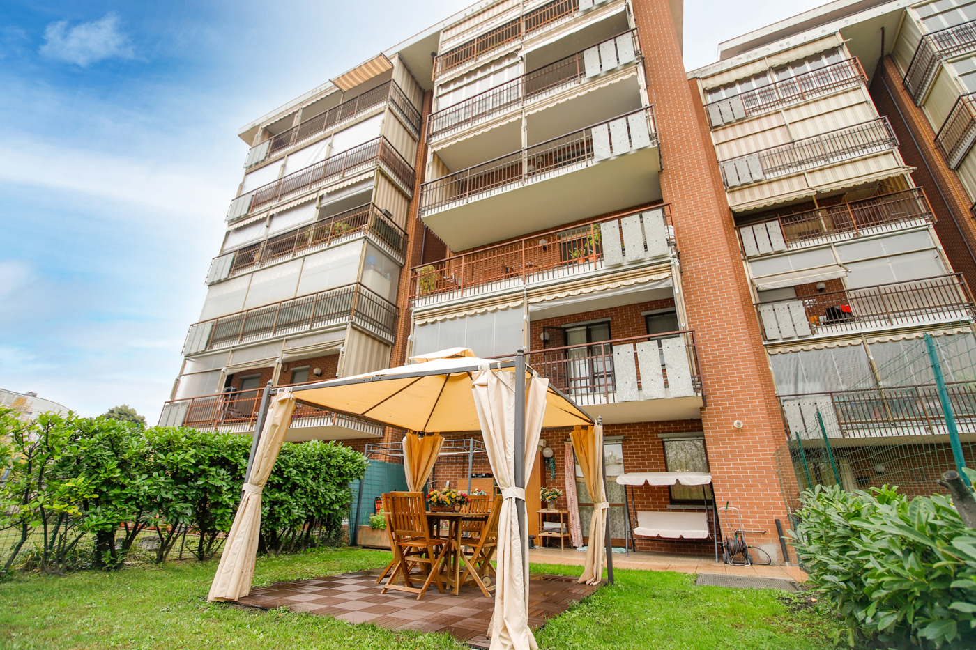 Trilocale con giardino a Collegno