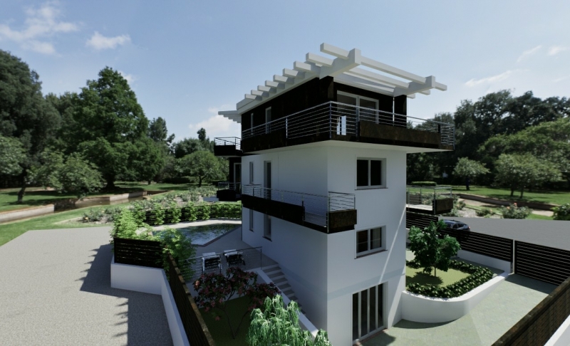 Villa con terrazzi a Arezzo