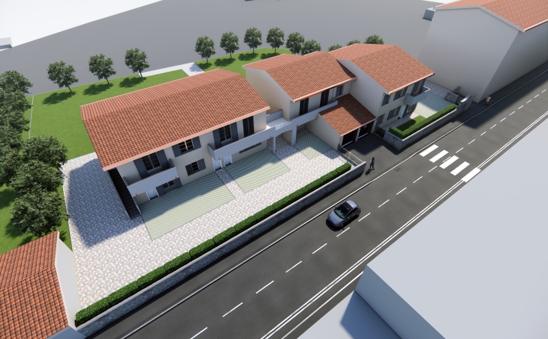 Casa indipendente con terrazzi a Arezzo