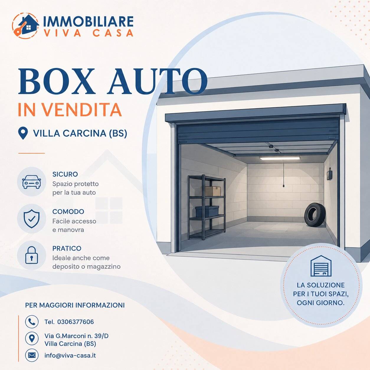 Box o garage in vendita a Villa Carcina