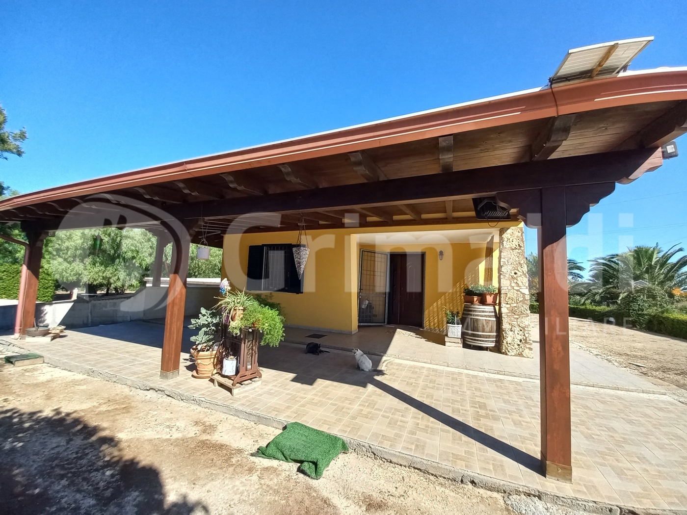 Villa con giardino a Melissano