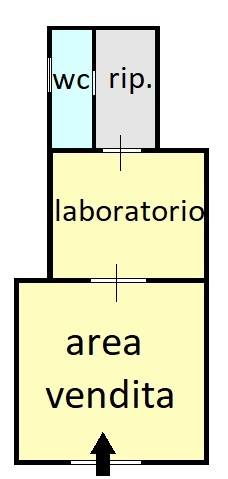 Locale commerciale in vendita a Palermo, Dante