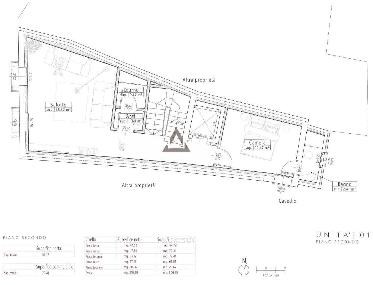 Palazzina in vendita a Treviso, Centro storico