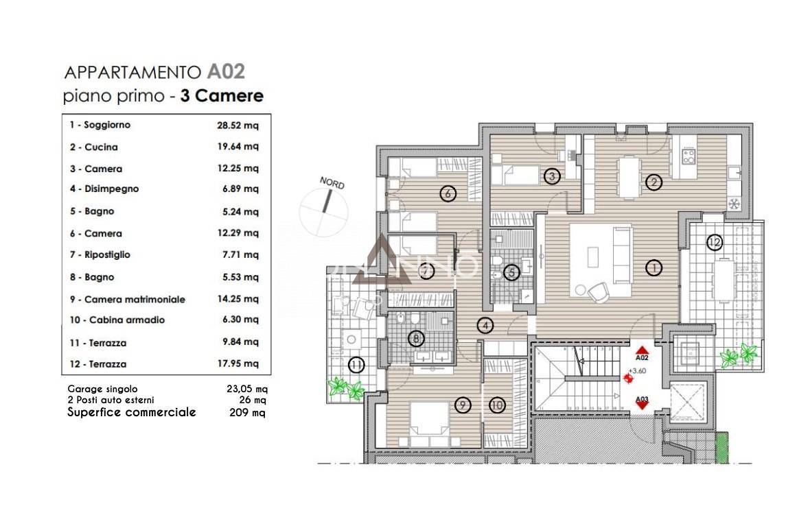 Appartamento in vendita a Castelfranco Veneto