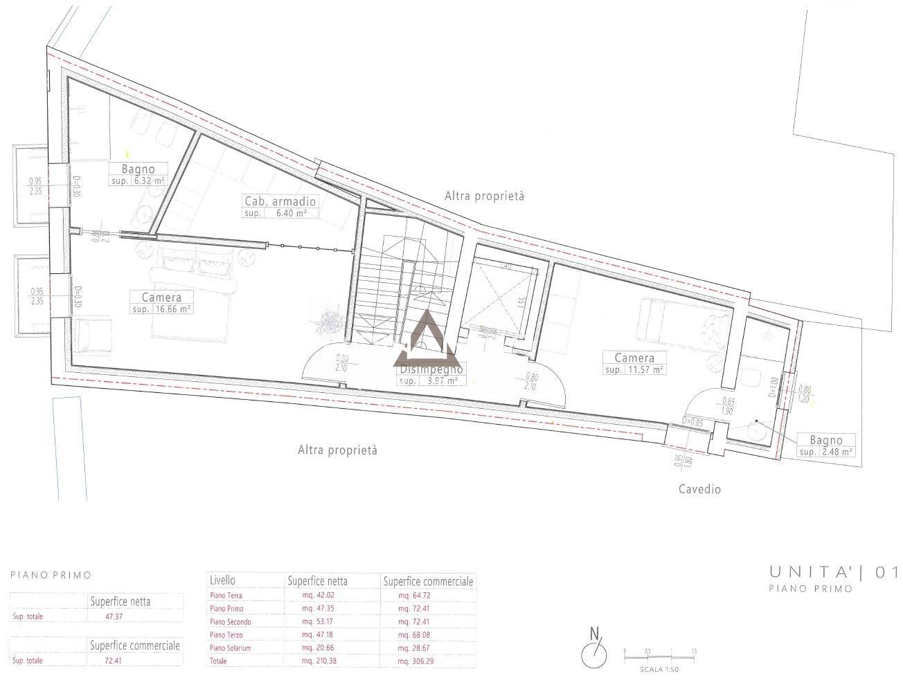 Palazzina in vendita a Treviso, Centro storico