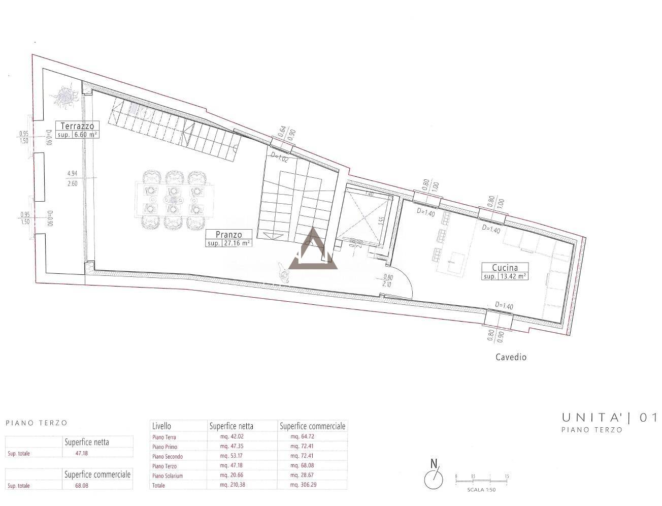 Palazzina in vendita a Treviso, Centro storico