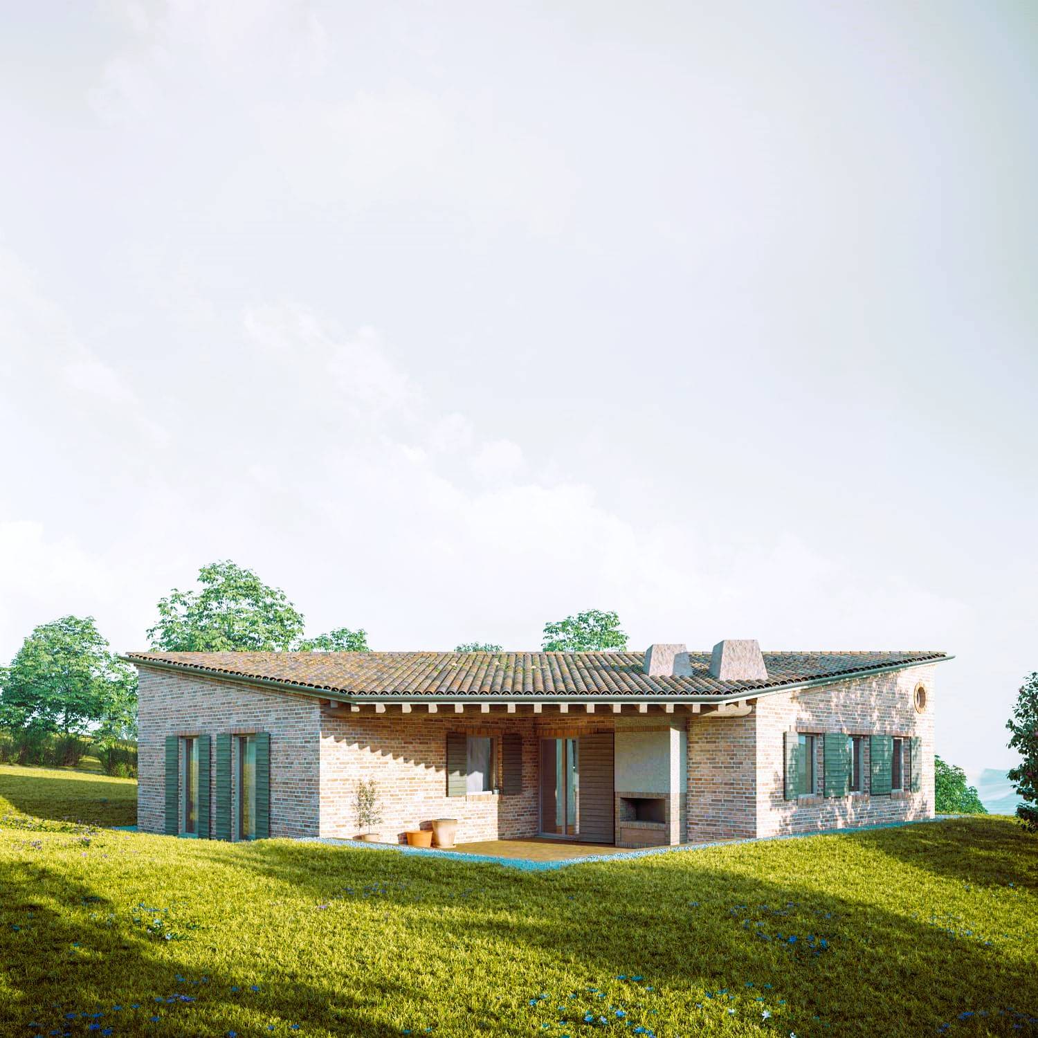 Rudere con terreno in vendita a Monte Giberto