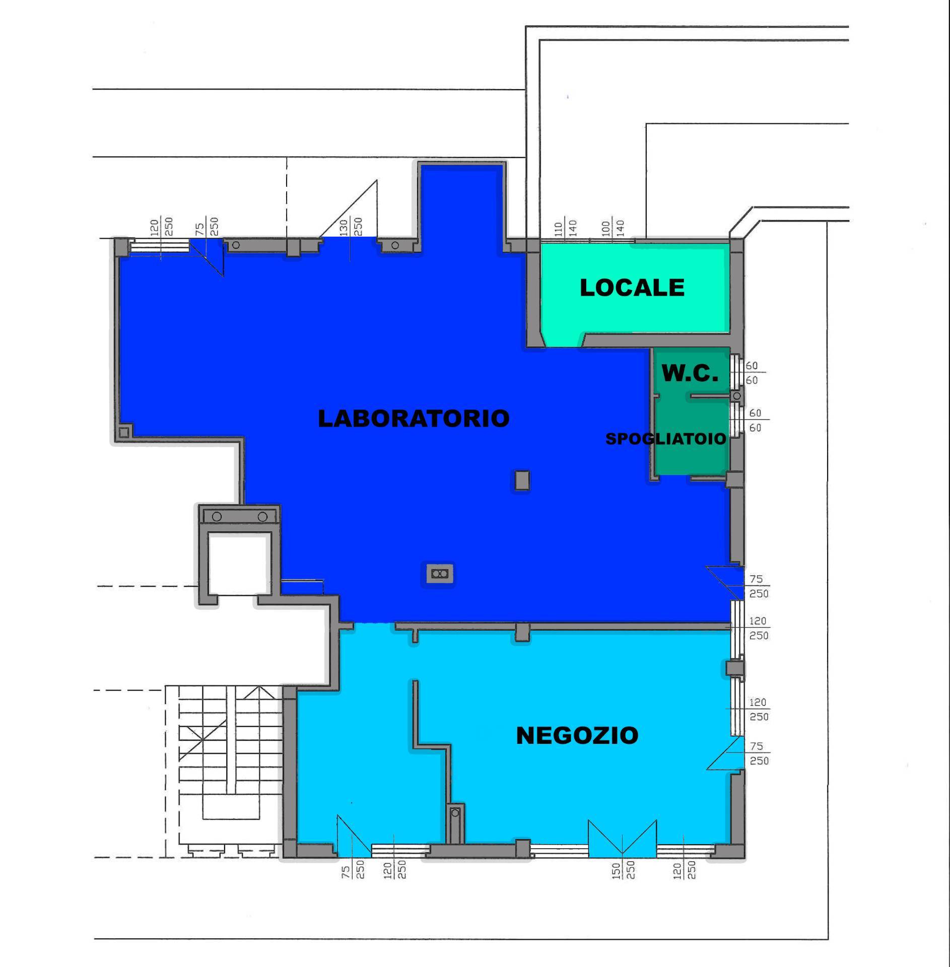 Locale commerciale - artigianale - uffici in vendita a Porto San Giorgio, Piazza Gaslini