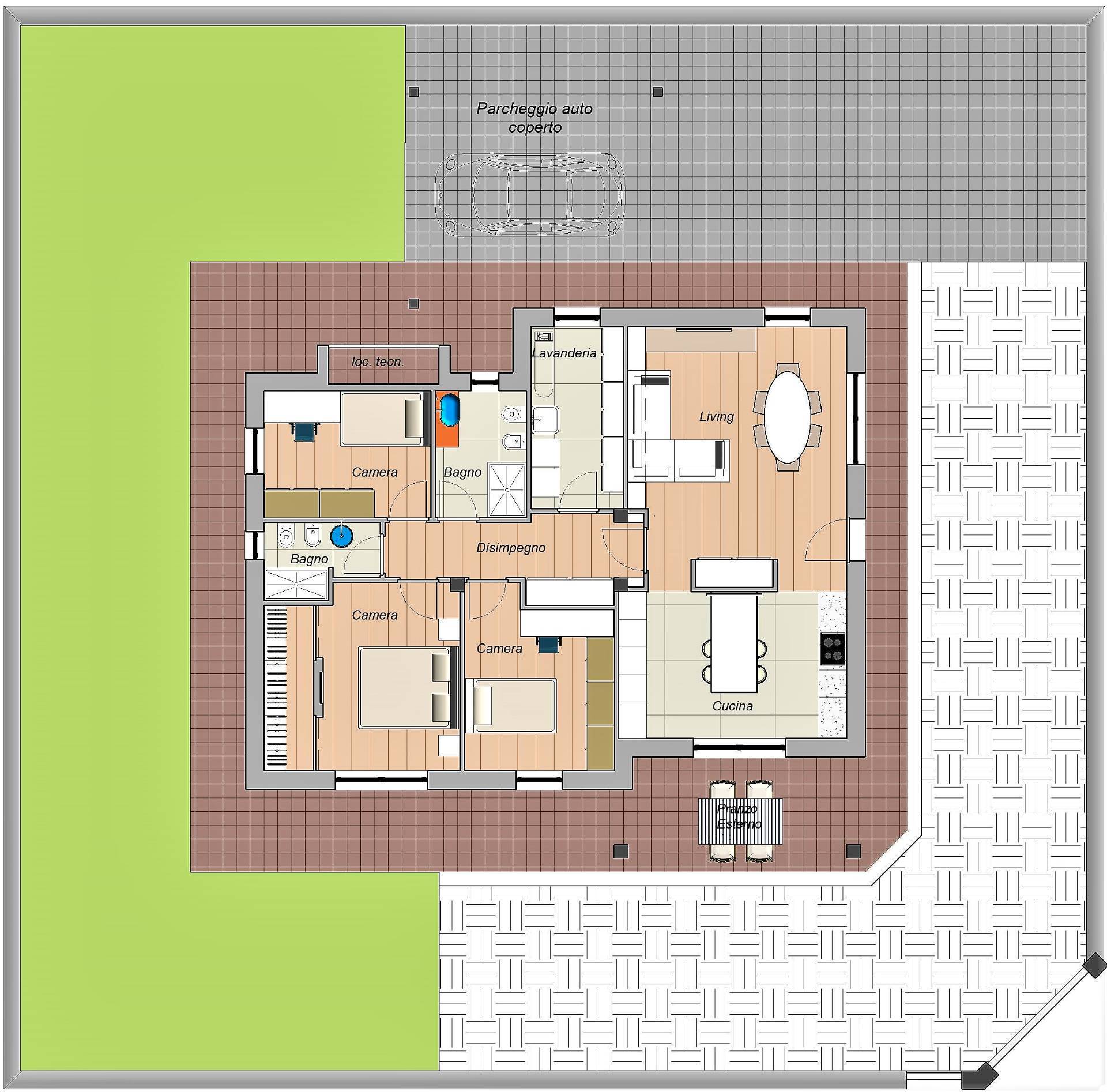 Casa singola - Soluzione indipendente in vendita a Fermo, Salvano