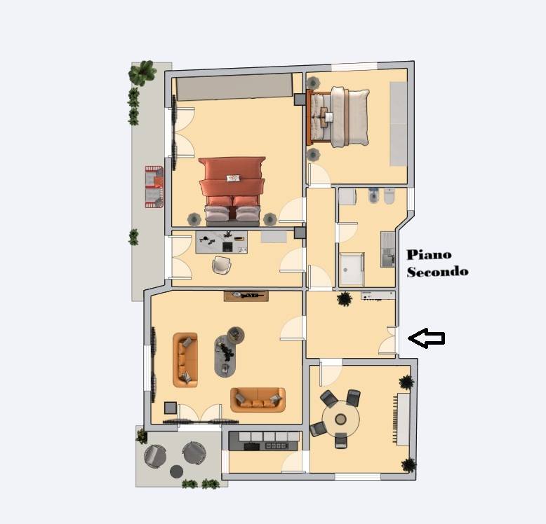 Appartamento in vendita a Porto San Giorgio, Piazza Gaslini