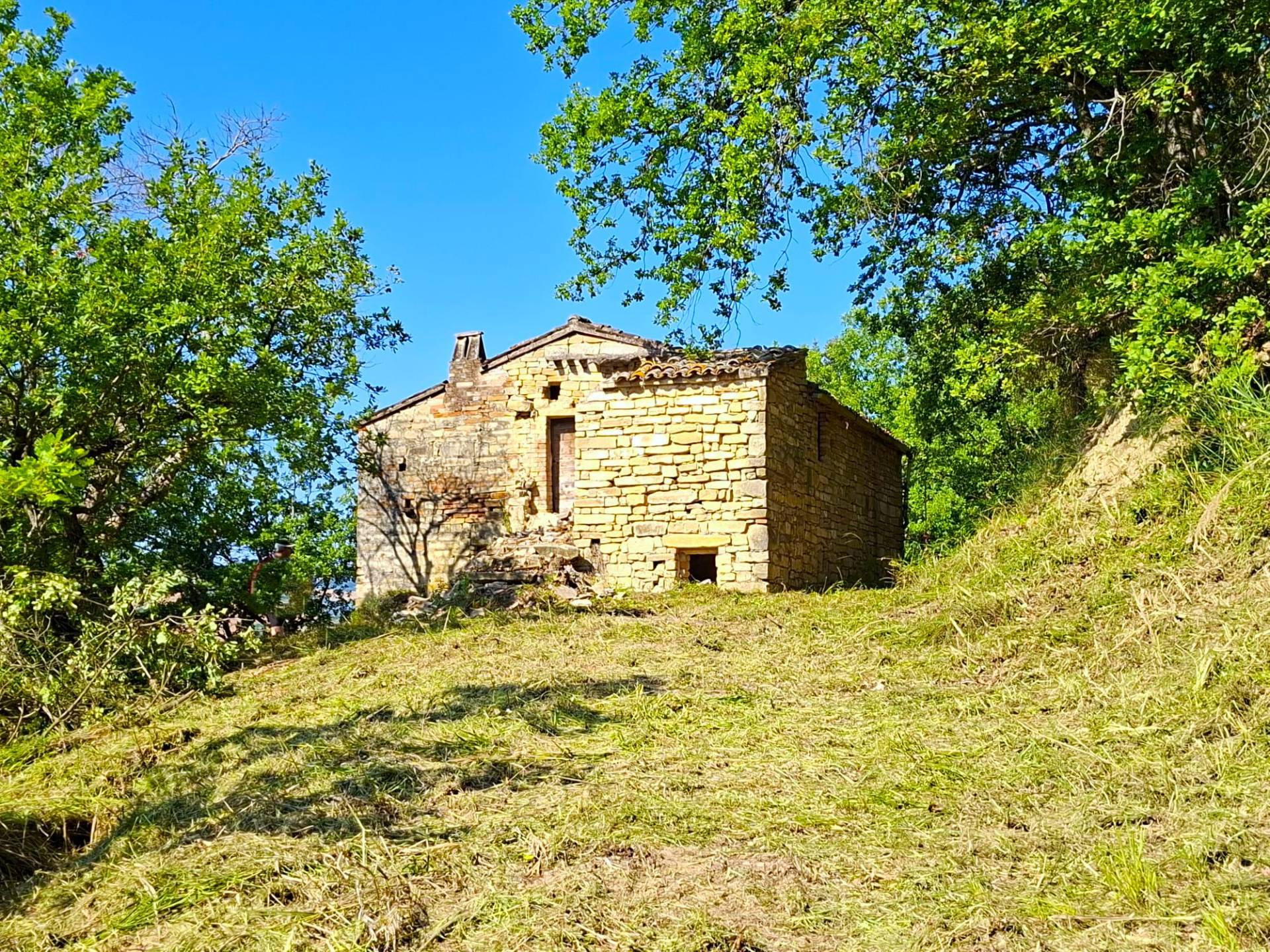 Rudere con terreno in vendita a Montelparo