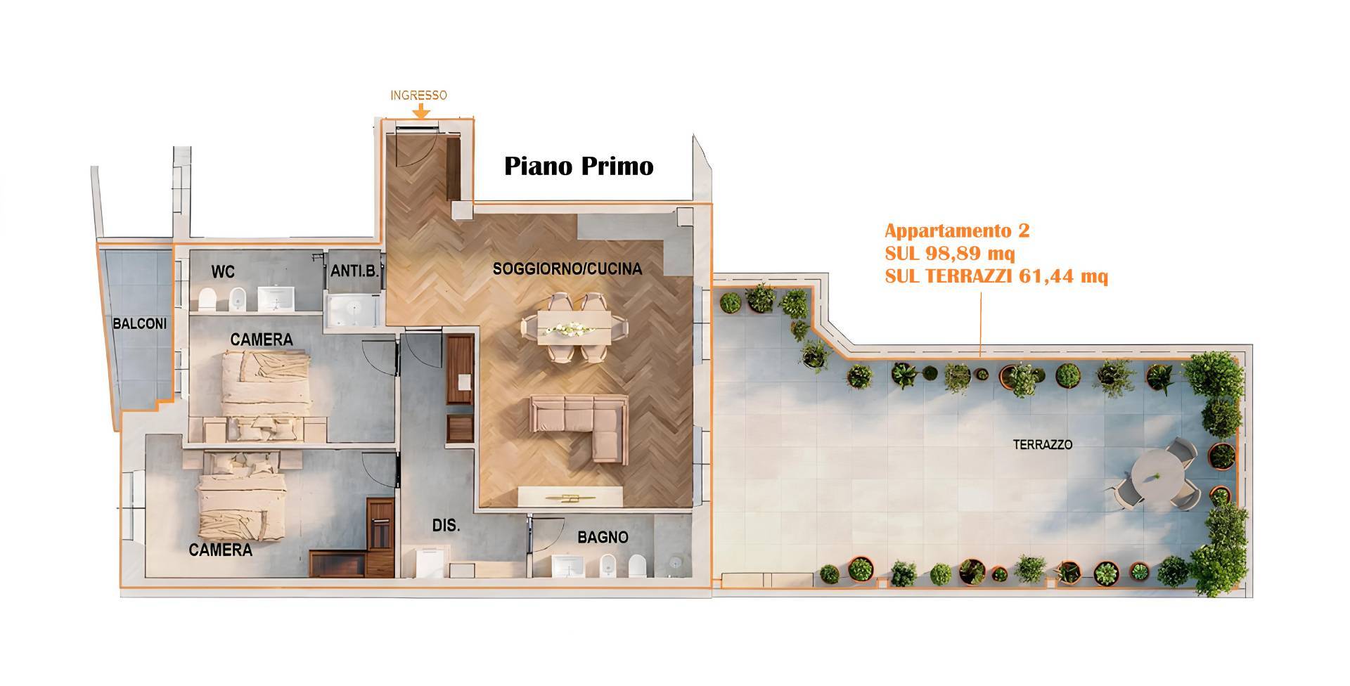 Appartamento in vendita a Porto San Giorgio, Centro
