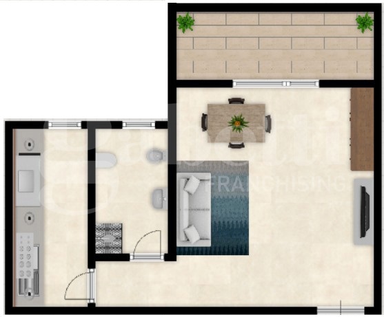 Monolocale ristrutturato a Lanuvio