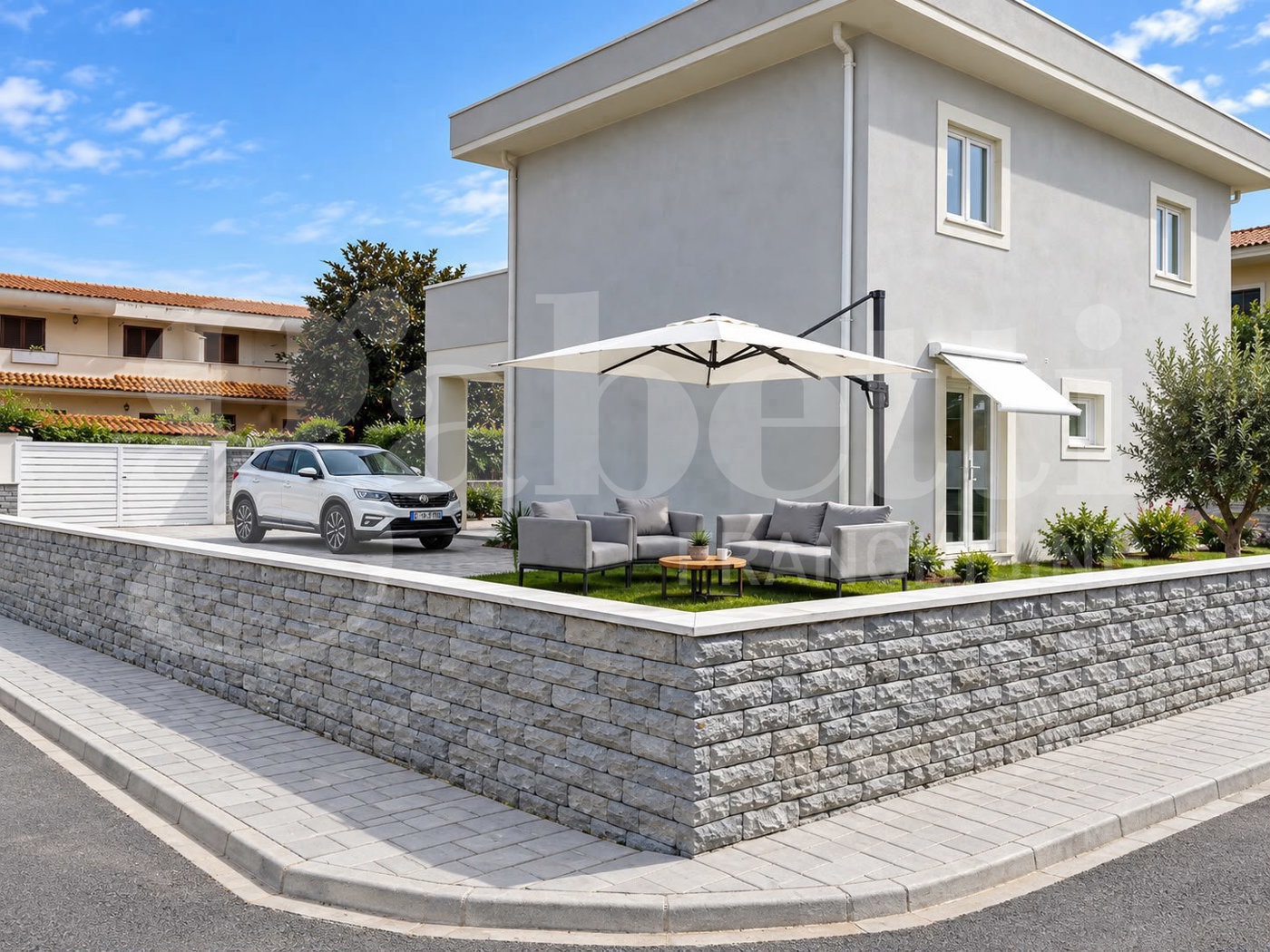 Villa con giardino a Anzio