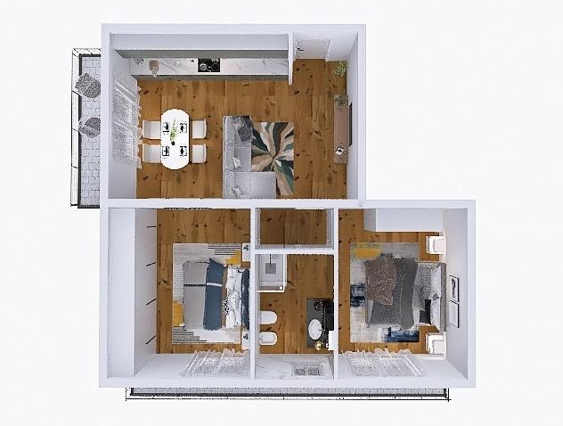 Trilocale con terrazzo a Pistoia