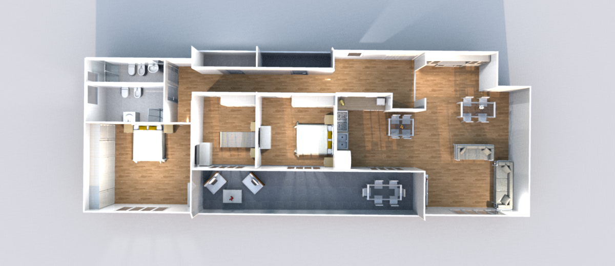 Appartamento con terrazzo a Pistoia