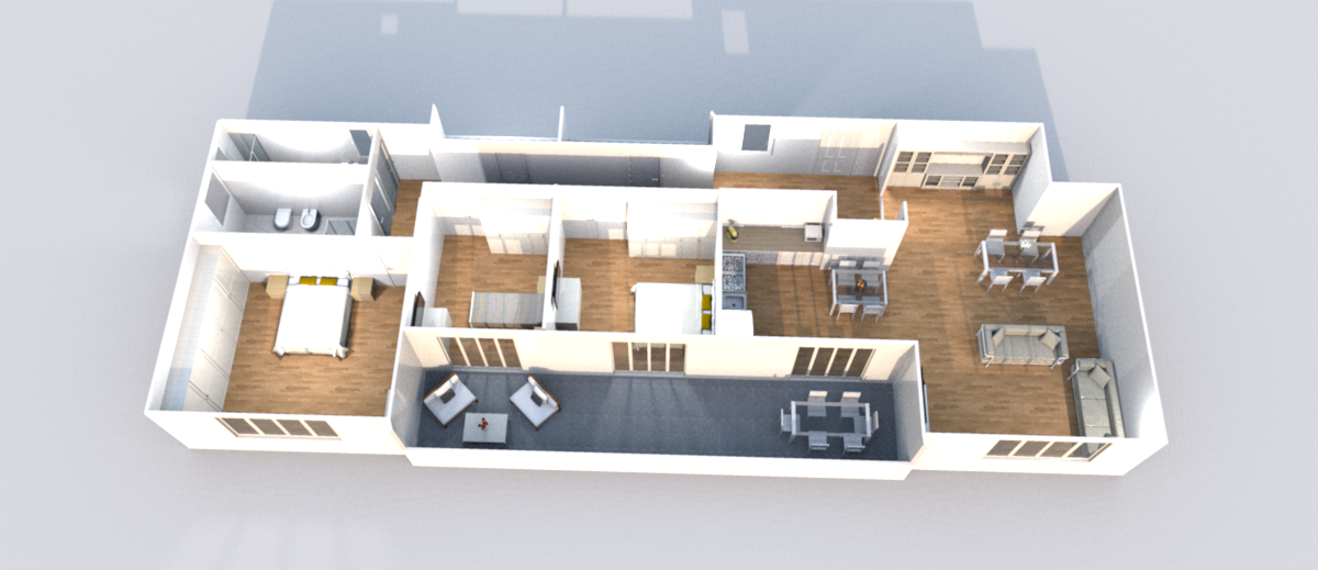 Appartamento con terrazzo a Pistoia