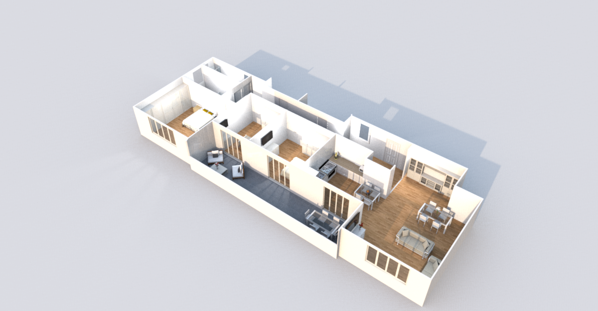 Appartamento con terrazzo a Pistoia