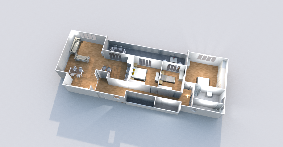 Appartamento con terrazzo a Pistoia