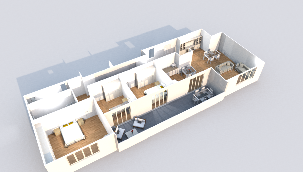 Appartamento con terrazzo a Pistoia