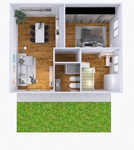 Trilocale con giardino a Pistoia