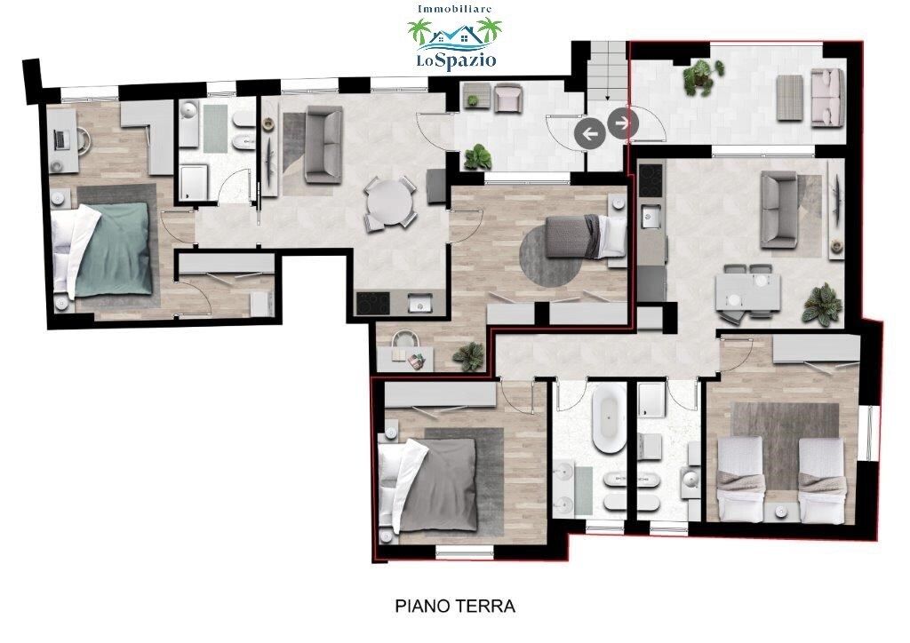 Trilocale con terrazzo in via colombo 11, Andora
