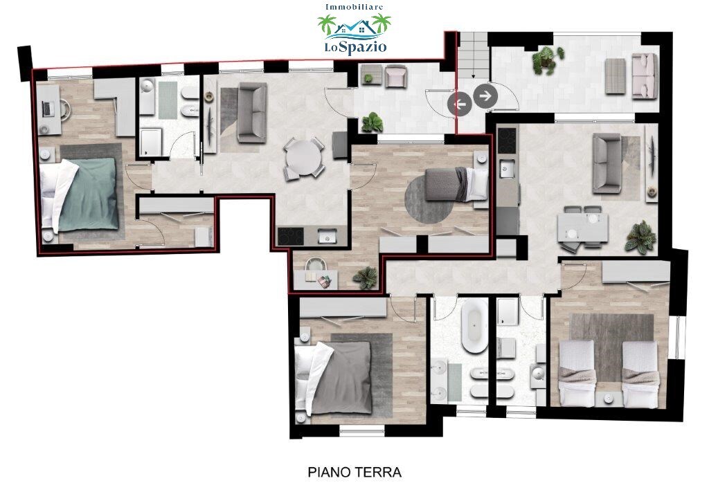 Trilocale con terrazzo in via colombo 11, Andora