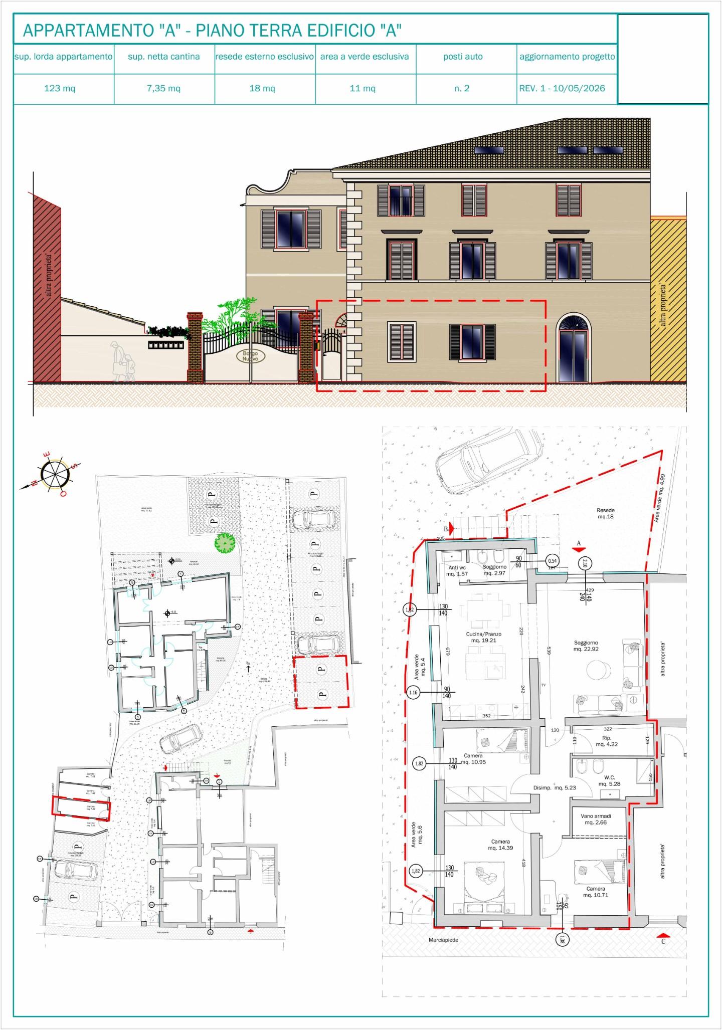 Appartamento ristrutturato, Cascina san frediano a settimo