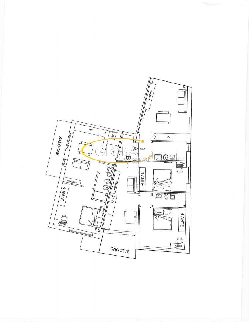Appartamento in vendita a Ancona, Centro