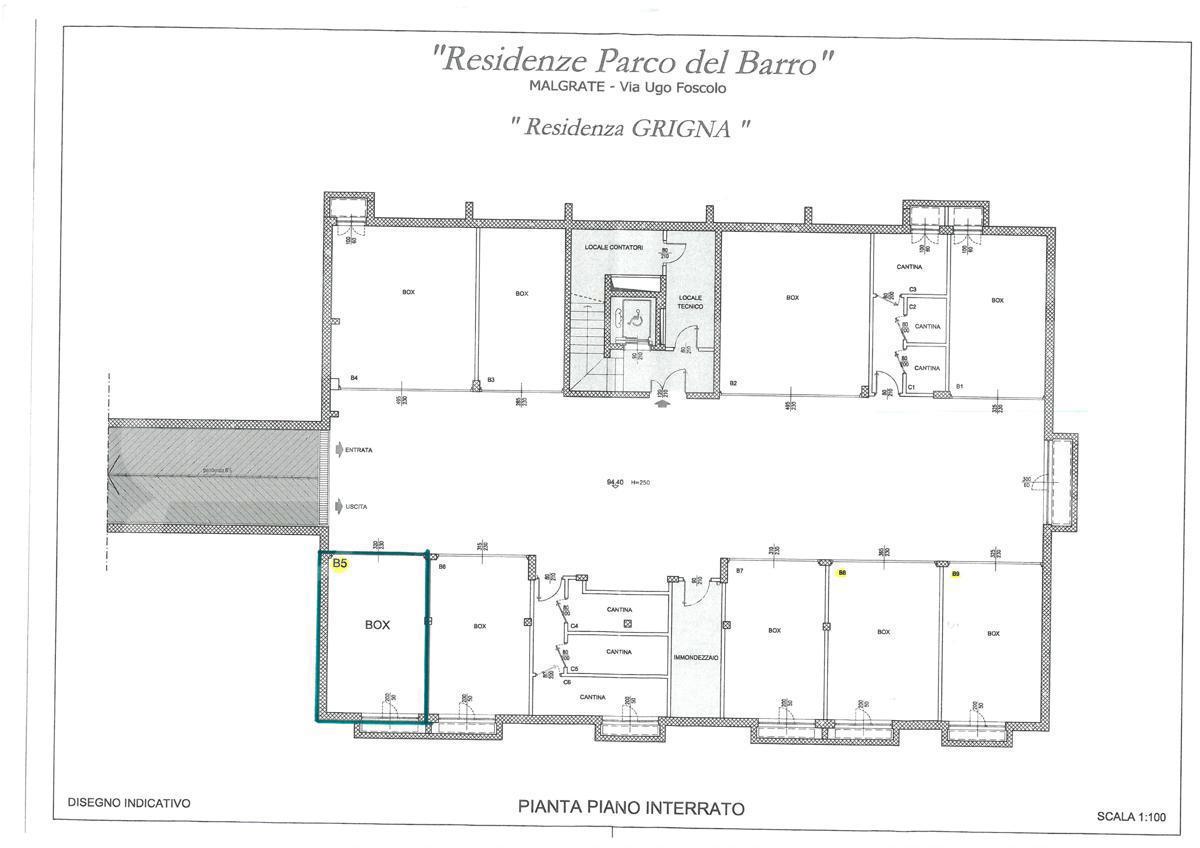 Box/Garage 24mq in vendita a Malgrate
