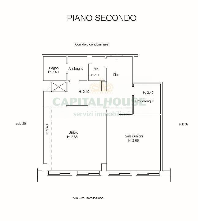 Ufficio in vendita a Avellino, Via Circumvallazione