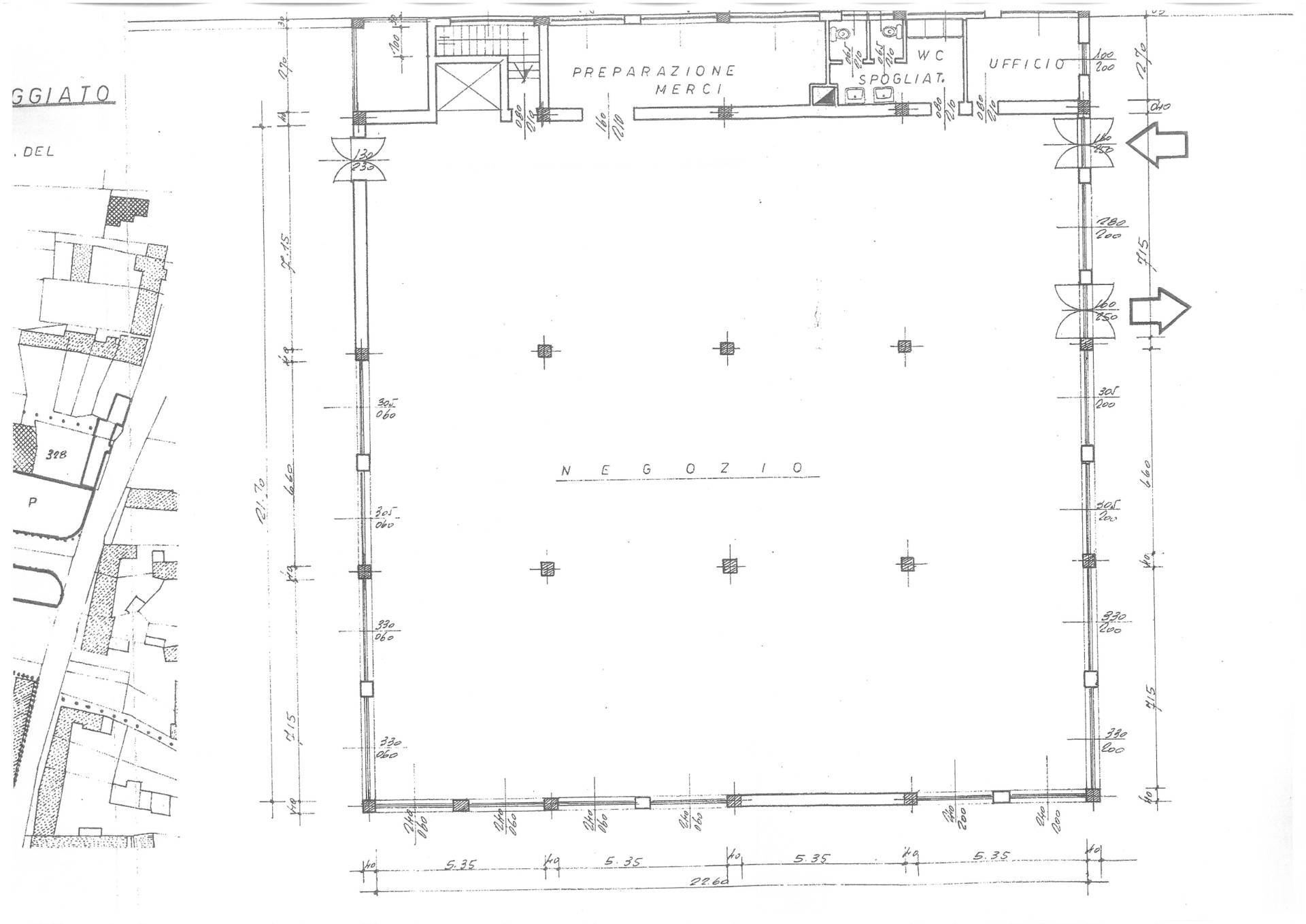 Locale commerciale in vendita a Roveredo in Piano