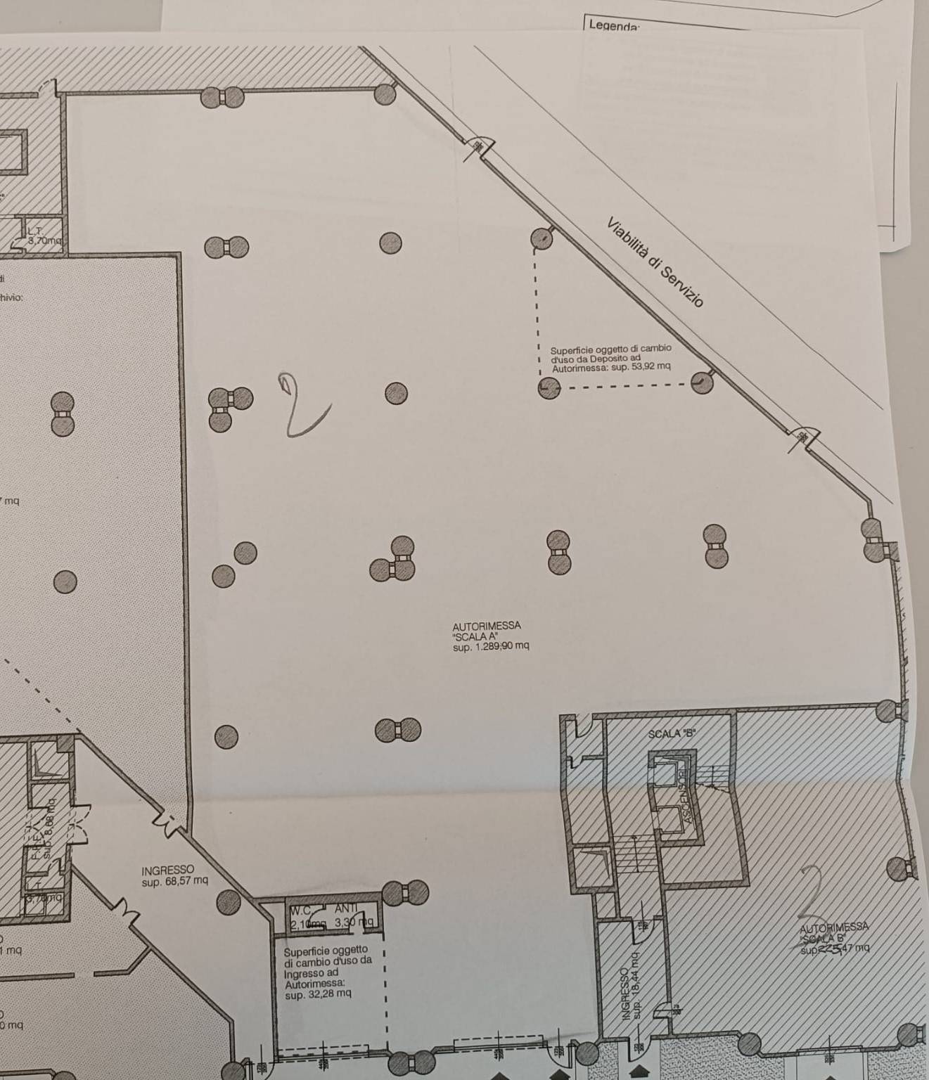 Posto auto coperto in vendita a Pordenone, Centro