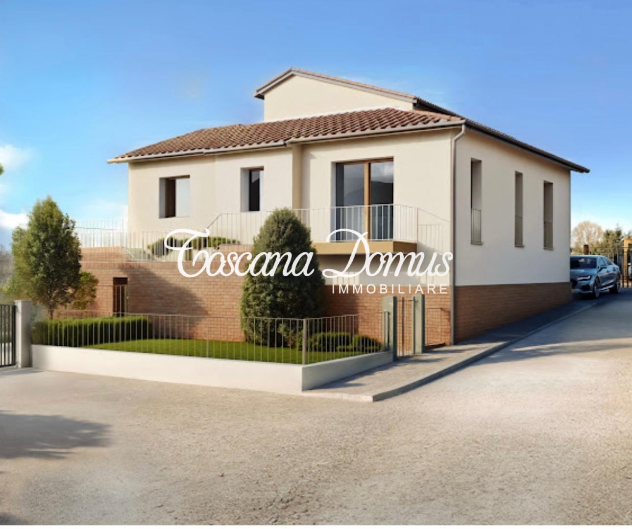 Villa Bifamiliare con giardino, Monteriggioni basciano