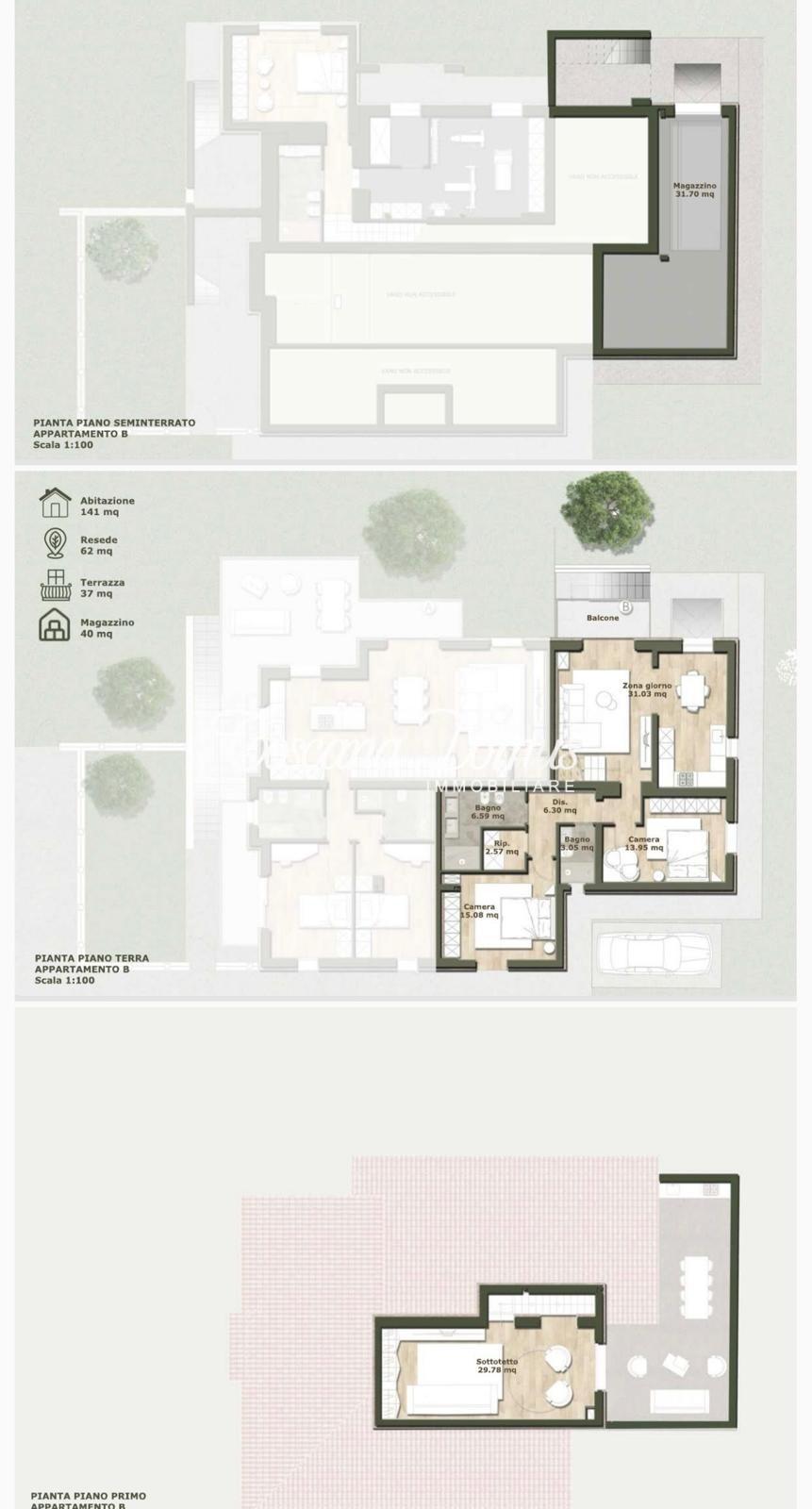 Villa Bifamiliare con giardino, Monteriggioni basciano