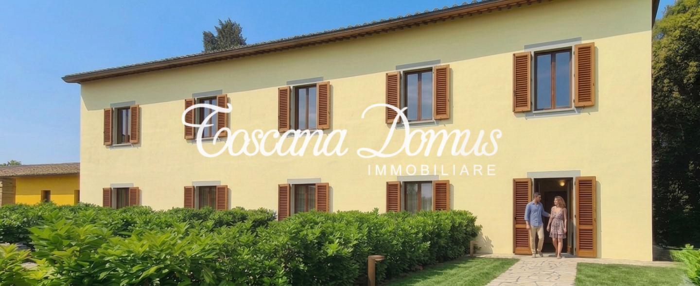 Casa indipendente con giardino a Asciano