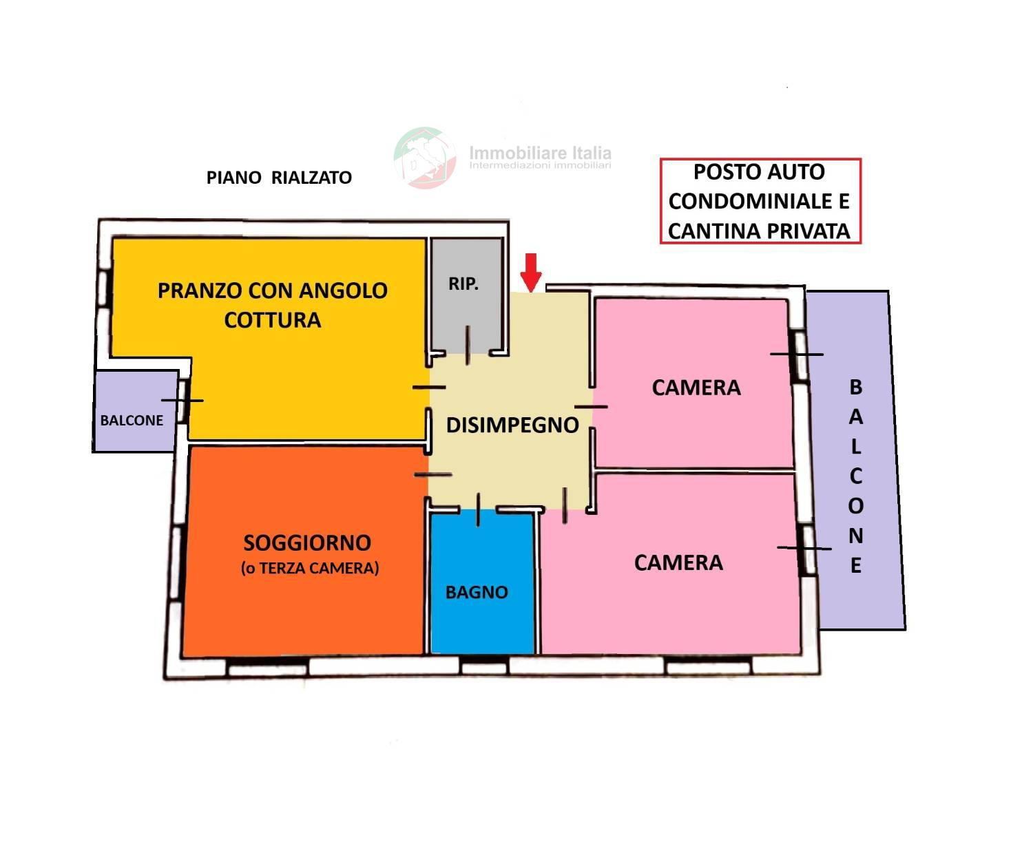 Quadrilocale in vendita a Cattolica