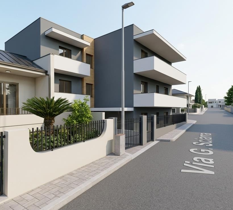 Appartamento con box in via g. scirea, Scorrano
